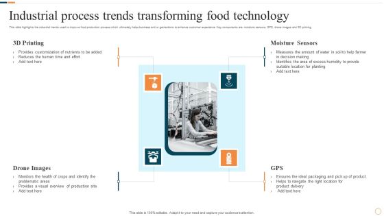 Industrial Process Trends Transforming Food Technology Summary PDF Industrial Process Trends Transforming Food Technology Summary PDF