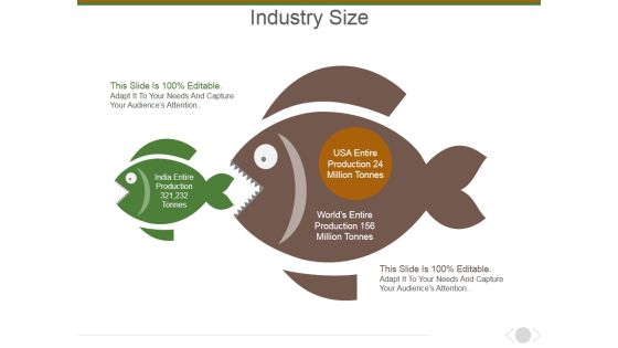 Industry Size Template 2 Ppt PowerPoint Presentation Ideas Layout