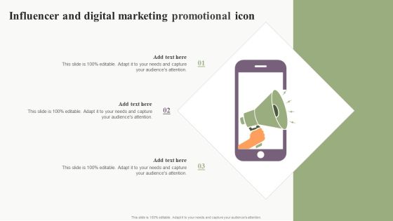 Influencer And Digital Marketing Promotional Icon Microsoft PDF Influencer And Digital Marketing Promotional Icon Microsoft PDF