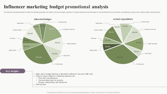 Influencer Marketing Budget Promotional Analysis Download PDF Influencer Marketing Budget Promotional Analysis Download PDF