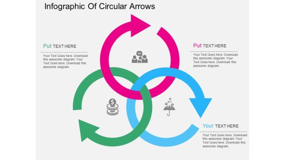 Infographic Of Circular Arrows Powerpoint Templates Infographic Of Circular Arrows Powerpoint Templates