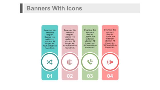 Infographic Tags For Global Business Communication Powerpoint Slides