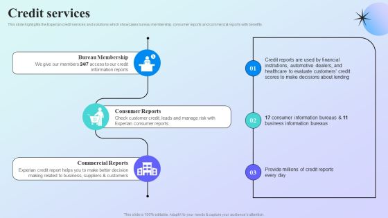 Information Analytics Company Outline Credit Services Elements PDF Information Analytics Company Outline Credit Services Elements PDF