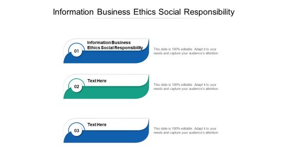 Information Business Ethics Social Responsibility Ppt PowerPoint Presentation Portfolio Rules Cpb Information Business Ethics Social Responsibility Ppt PowerPoint Presentation Portfolio Rules Cpb