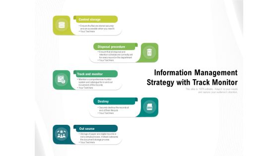 information management strategy with track monitor ppt powerpoint presentation infographic template maker