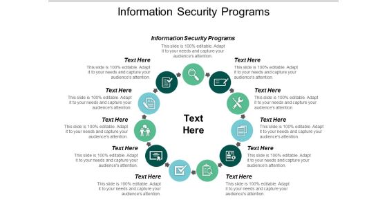 Information Security Programs Ppt PowerPoint Presentation Ideas Design Inspiration Cpb