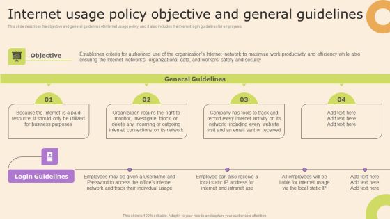 Information Technology Policy And Processes Internet Usage Policy Objective And General Guidelines Formats PDF Information Technology Policy And Processes Internet Usage Policy Objective And General Guidelines Formats PDF