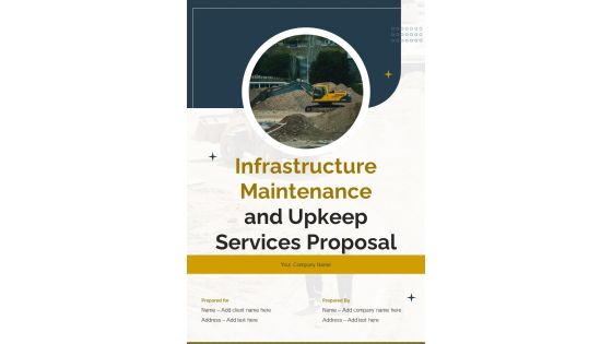 Infrastructure Maintenance And Upkeep Services Proposal Example Document Report Doc Pdf Ppt Infrastructure Maintenance And Upkeep Services Proposal Example Document Report Doc Pdf Ppt
