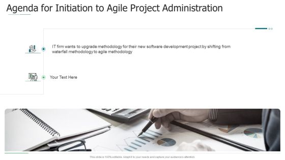 Initiation To Agile Project Administration Agenda For Initiation To Agile Project Administration Infographics PDF Initiation To Agile Project Administration Agenda For Initiation To Agile Project Administration Infographics PDF
