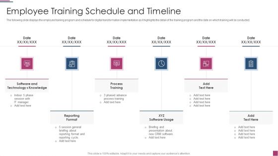 Innovation Procedure For Online Business Employee Training Schedule And Timeline Elements PDF Innovation Procedure For Online Business Employee Training Schedule And Timeline Elements PDF