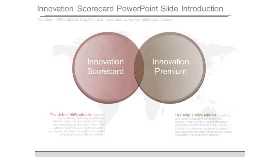 Innovation Scorecard Powerpoint Slide Introduction Innovation Scorecard Powerpoint Slide Introduction