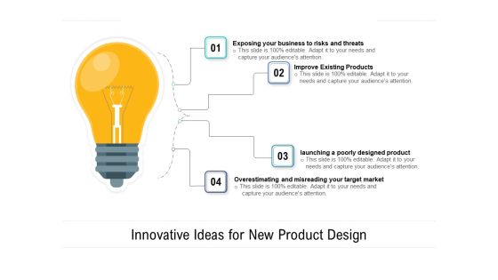 Innovative Ideas For New Product Design Ppt PowerPoint Presentation Pictures Examples PDF Innovative Ideas For New Product Design Ppt PowerPoint Presentation Pictures Examples PDF