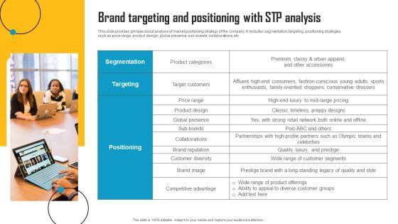 Innovative Marketing Strategy Brand Targeting And Positioning With STP Analysis Demonstration PDF