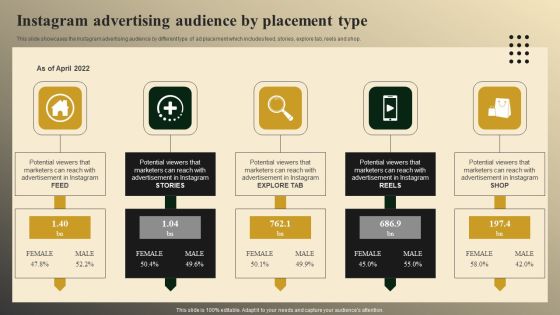 Instagram Advertising Audience By Placement Type Diagrams PDF Instagram Advertising Audience By Placement Type Diagrams PDF