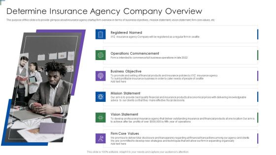 Insurance Company Business Plan Determine Insurance Agency Company Overview Brochure PDF Insurance Company Business Plan Determine Insurance Agency Company Overview Brochure PDF