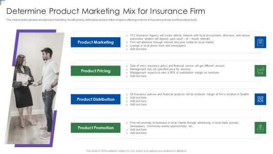 Insurance Company Business Plan Determine Product Marketing Mix For Insurance Firm Background PDF Insurance Company Business Plan Determine Product Marketing Mix For Insurance Firm Background PDF