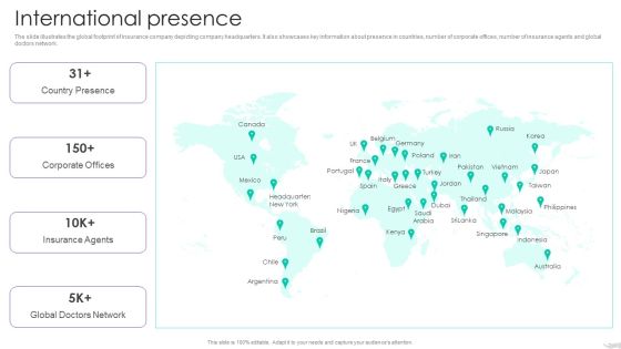 Insurance Services Firm Profile International Presence Brochure PDF Insurance Services Firm Profile International Presence Brochure PDF