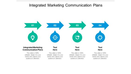Integrated Marketing Communication Plans Ppt PowerPoint Presentation Layouts Samples