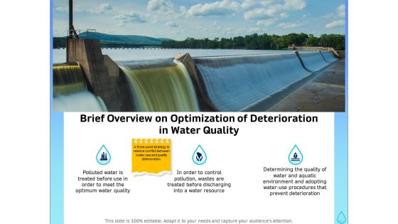 Integrated Water Resource Management Brief Overview On Optimization Of Deterioration In Water Quality Brochure PDF Integrated Water Resource Management Brief Overview On Optimization Of Deterioration In Water Quality Brochure PDF