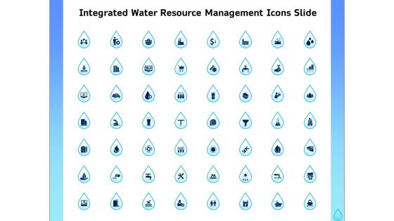 Integrated Water Resource Management Icons Slide Portrait PDF Integrated Water Resource Management Icons Slide Portrait PDF