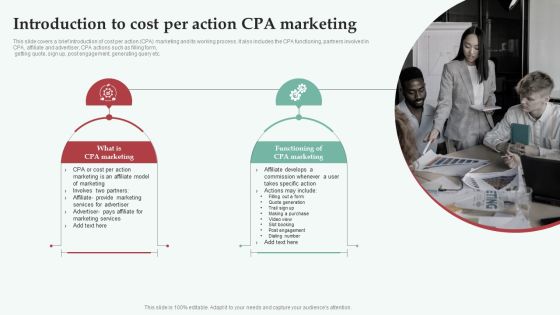 Integrating CPA Marketing Introduction To Cost Per Action CPA Marketing Guidelines PDF
