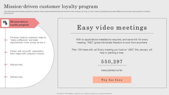 Integrating CRM Solution To Acquire Potential Customers Mission Driven Customer Loyalty Program Sample PDF Integrating CRM Solution To Acquire Potential Customers Mission Driven Customer Loyalty Program Sample PDF
