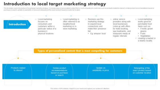 Integrating Effective Target Marketing Tactics Introduction To Local Target Marketing Strategy Topics PDF Integrating Effective Target Marketing Tactics Introduction To Local Target Marketing Strategy Topics PDF