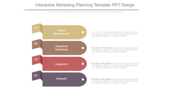 Interactive Marketing Planning Template Ppt Design Interactive Marketing Planning Template Ppt Design