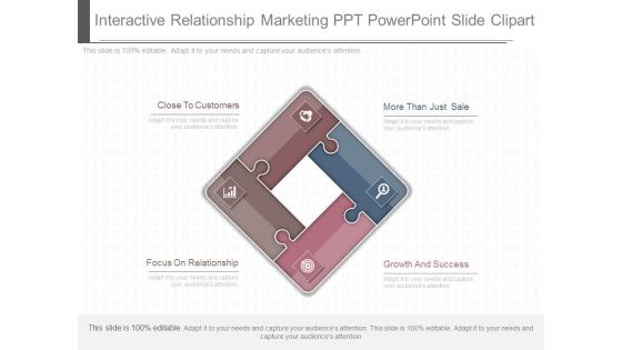 Interactive Relationship Marketing Ppt Powerpoint Slide Clipart