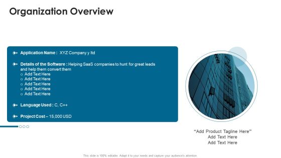 Intercom Service Enterprise Capital Funding Pitch Deck Organization Overview Clipart PDF