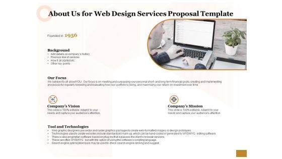 Interface Designing Services About Us For Web Design Services Proposal Template Professional