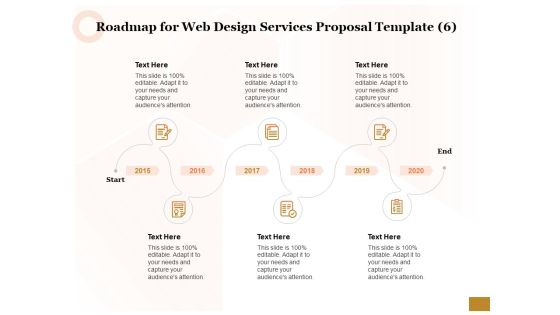 Interface Designing Services Roadmap For Web Design Services Proposal Template 2015 To 2020 Diagrams Interface Designing Services Roadmap For Web Design Services Proposal Template 2015 To 2020 Diagrams