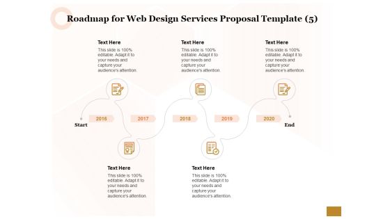Interface Designing Services Roadmap For Web Design Services Proposal Template 2016 To 2020 Portrait Interface Designing Services Roadmap For Web Design Services Proposal Template 2016 To 2020 Portrait