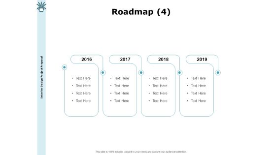 Interior Fitting Proposal Roadmap 2016 To 2019 Ppt Summary Show PDF Interior Fitting Proposal Roadmap 2016 To 2019 Ppt Summary Show PDF