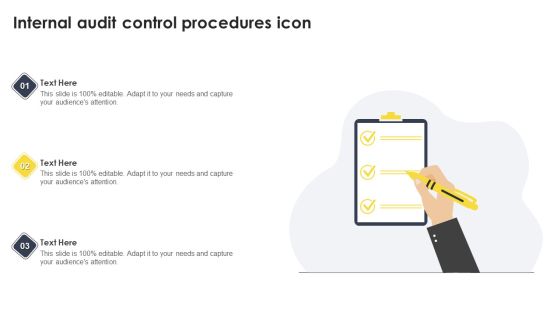 Internal Audit Control Procedures Icon Infographics PDF Internal Audit Control Procedures Icon Infographics PDF