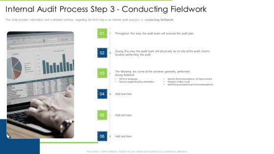 Internal Audit Process Step 3 Conducting Fieldwork Portrait PDF