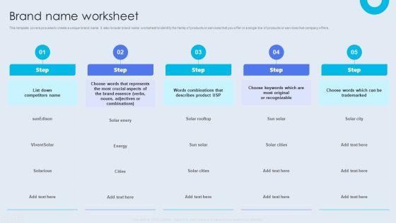 Internal Brand Launch Plan Brand Name Worksheet Information PDF Internal Brand Launch Plan Brand Name Worksheet Information PDF
