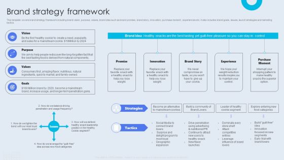 Internal Brand Launch Plan Brand Strategy Framework Template PDF