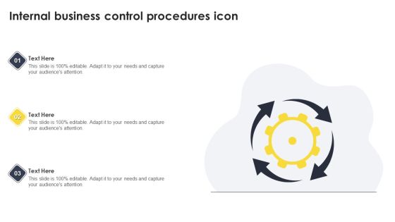 Internal Business Control Procedures Icon Elements PDF Internal Business Control Procedures Icon Elements PDF