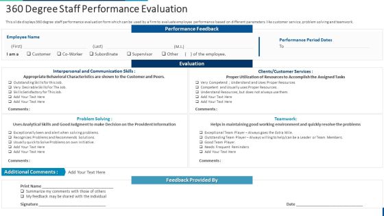 Internal Employee Succession 360 Degree Staff Performance Evaluation Brochure PDF Internal Employee Succession 360 Degree Staff Performance Evaluation Brochure PDF