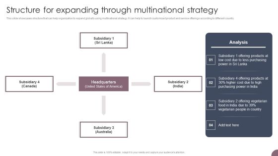 International Business Extension Structure For Expanding Through Multinational Strategy Sample PDF International Business Extension Structure For Expanding Through Multinational Strategy Sample PDF
