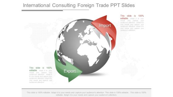 International Consulting Foreign Trade Ppt Slides International Consulting Foreign Trade Ppt Slides