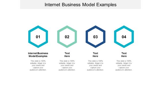 Internet Business Model Examples Ppt PowerPoint Presentation Portfolio Shapes Cpb