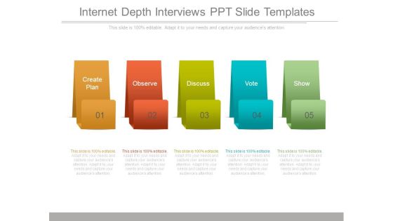 Internet Depth Interviews Ppt Slide Templates Internet Depth Interviews Ppt Slide Templates