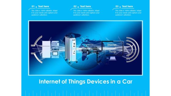 Internet Of Things Devices In A Car Ppt PowerPoint Presentation Outline Deck PDF