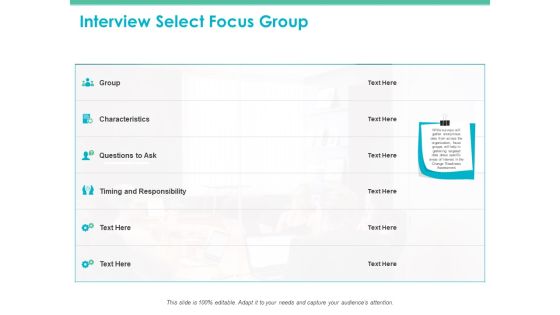Interview Select Focus Group Ppt PowerPoint Presentation Summary Example File