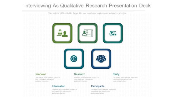Interviewing As Qualitative Research Presentation Deck