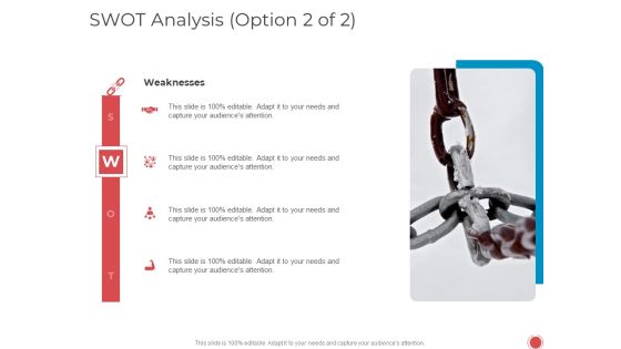 Introduce Yourself Swot Analysis Option 2 Of 2 Weaknesses Ppt File Show PDF Introduce Yourself Swot Analysis Option 2 Of 2 Weaknesses Ppt File Show PDF