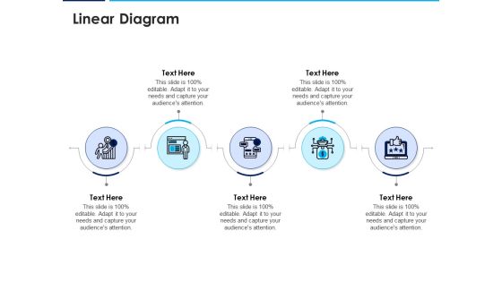Introducing Inbound Marketing For Organization Promotion Linear Diagram Topics PDF