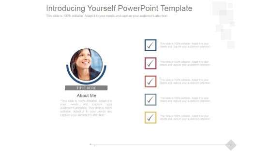 Introducing Yourself Ppt PowerPoint Presentation Design Templates